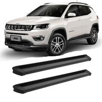 Estribo Jeep Compass 2016 A 2020 Alumínio Preto
