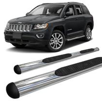 Estribo Jeep Compass Oblongo Oval Cromado