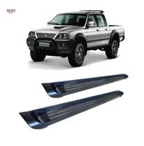 Estribo L-200 Sport Outdoor Plataforma de Alumínio Preto C D