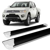 Estribo L-200 Triton 2008 a 2016 Personalizado Branco