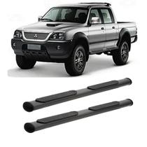 Estribo L200 GLS 2002 2003 2004 2005 2006 Preto Oblongo CD