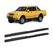 Estribo L200 Sport 2004 a 2012 Preto Oblongo