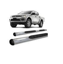 Estribo L200 Sport/outdoor Oval Oblongo Cromado Estribo L200 Sport/outdoor Oval Oblongo Cromado