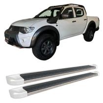 Estribo L200 Triton 2007 a 2018 Branco Estribo L200 Triton 2007 a 2018 Branco