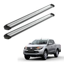 Estribo L200 Triton 2017 2018 2019 Gl Cd Alumínio Polido