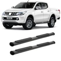 Estribo L200 Triton 2021 2022 Preto Oblongo Estribo L200 Triton 2021 2022 Preto Oblongo