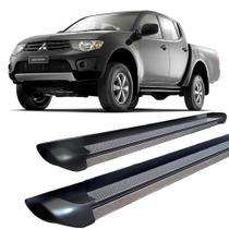 Estribo L200 Triton Personalizado Preto Brilhante