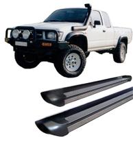 Estribo late Hilux 1998 A 2004 Personalizado Preto