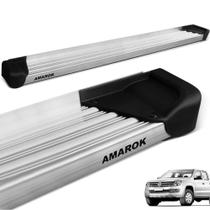Estribo Lateral Amarok 2010 a 2021 Cabine Dupla Aluminio Natural A3 Estribo Lateral Amarok 2010 a 2021 Cabine Dupla Aluminio Natural A3