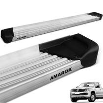 Estribo Lateral Amarok 2010 a 2021 Cabine Simples Aluminio Natural A3