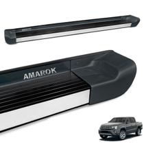 Estribo Lateral Amarok 2010 a 2025 Cinza Oliver Personalizado