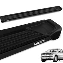 Estribo Lateral Amarok CD 2010 a 2021 Aluminio Preto A1