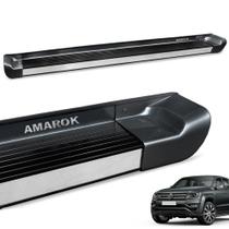 Estribo Lateral Amarok CD 2010 a 2021 Cinza Indium Personalizado