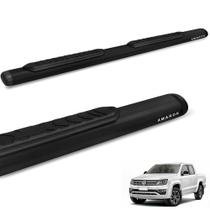 Estribo Lateral Amarok CD 2010 a 2021 Oblongo Oval Preto