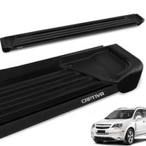Estribo Lateral Captiva 2008 a 2015 Aluminio Preto A1 Estribo Lateral Captiva 2008 a 2015 Aluminio Preto A1