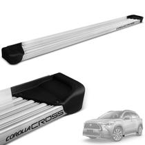 Estribo Lateral Corolla Cross 2021 a 2024 Alumínio Natural A3