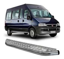 Estribo Lateral Cromado Ducato Teto Alto De Roda A Roda