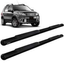 Estribo Lateral Ecosport 2003 a 2012 Oval Preto VF