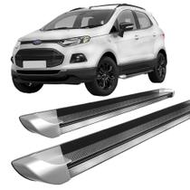 Estribo Lateral Ecosport 2003 A 2012 Plataforma Preto