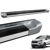 Estribo Lateral Ecosport 2013 a 2019 Prata Dublin Personalizado