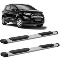 Estribo Lateral Ecosport 2013 a 2021 Extreme Alumínio Prata CK