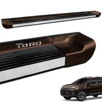 Estribo Lateral Fiat Toro 2016 a 2021 Alumínio Marrom Horizon Personalizado
