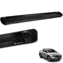 Estribo Lateral Fiat Toro 2016 a 2021 Aluminio Preto Track