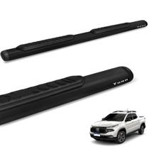 Estribo Lateral Fiat Toro 2016 a 2026 Oblongo Oval Preto