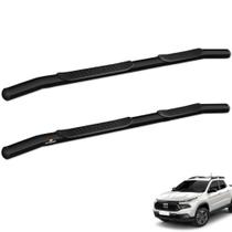 Estribo Lateral Fiat Toro 2016 a 2026 Tubolar Preto keko Estribo Lateral Fiat Toro 2016 a 2026 Tubolar Preto keko