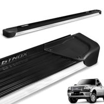 Estribo Lateral Ford Ranger CS 1998 a 2012 Alumínio Preto A4 Estribo Lateral Ford Ranger CS 1998 a 2012 Alumínio Preto A4