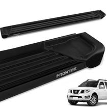 Estribo Lateral Frontier 2008 a 2016 Aluminio Preto A1 Estribo Lateral Frontier 2008 a 2016 Aluminio Preto A1
