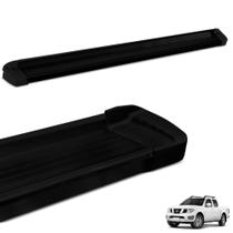 Estribo Lateral Frontier 2008 a 2016 Aluminio Preto Bepo