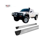 Estribo Lateral Hilux 1998 A 2004 Aluminio Prata