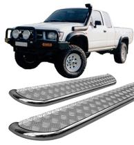 Estribo Lateral Hilux 1998 A 2004 Chapa Cromado