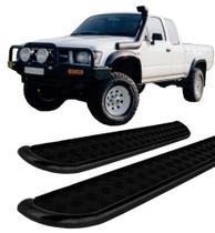 Estribo Lateral Hilux 1998 A 2004 Chapa Preto