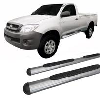 Estribo Lateral Hilux 2005 a 2015 Oval Oblongo Grafite C S
