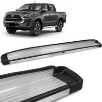 Estribo Lateral Hilux 2016 a 2020 Aluminio Prata Bepo