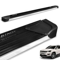 Estribo Lateral Jeep Compass 2016 a 2023 Alumínio Preto A4 Estribo Lateral Jeep Compass 2016 a 2023 Alumínio Preto A4