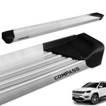 Estribo Lateral Jeep Compass 2017 a 2019 Aluminio Natural A3