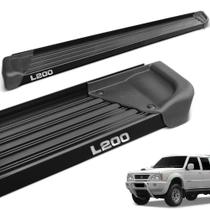 Estribo Lateral L200 Gl GLS 1999 a 2003 Aluminio Preto A3 Estribo Lateral L200 Gl GLS 1999 a 2003 Aluminio Preto A3