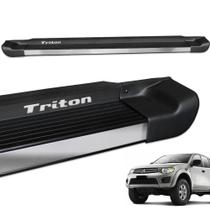 Estribo Lateral L200 Triton 2008 a 2018 Alumínio Preto Fosco Estribo Lateral L200 Triton 2008 a 2018 Alumínio Preto Fosco
