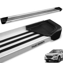 Estribo Lateral New Tucson 2017 a 2021 Aluminio Natural A1