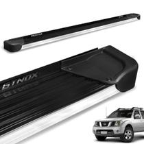 Estribo Lateral Nissan Frontier 2008 a 2016 Alumínio Preto A4 Estribo Lateral Nissan Frontier 2008 a 2016 Alumínio Preto A4