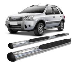 Estribo Lateral Oval Ecosport 2004 A 2012 Oblongo Cromado