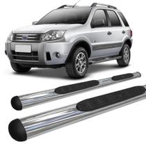 Estribo Lateral Oval Ecosport 2004 a 2012 Oblongo Cromado