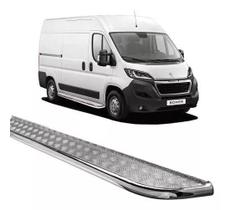 Estribo Lateral Peugeot Boxer Chapa Cromado Roda A Roda Teto Alto