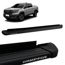 Estribo Lateral Rampage 2023 2024 SUV Alumínio Preto Estribo Lateral Rampage 2023 2024 SUV Alumínio Preto