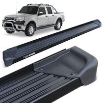 Estribo Lateral Ranger CD 1998 a 2012 Aluminio Preto A3