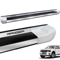 Estribo Lateral Ranger CD 2013 a 2020 Branco Artico Personalizado Estribo Lateral Ranger CD 2013 a 2020 Branco Artico Personalizado