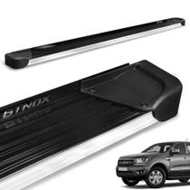 Estribo Lateral Ranger CD 2013 a 2023 Alumínio Preto A4